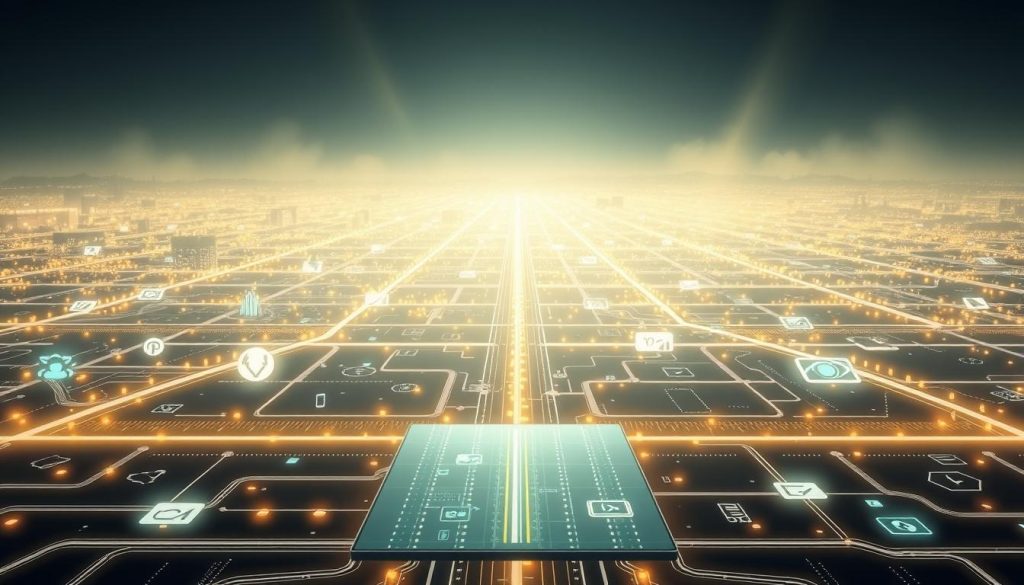 A vast digital landscape, illuminated by soft, diffused lighting, showcases an intricate tapestry of content distribution channels. In the foreground, a sleek, minimalist layout depicts various digital platforms, each with its distinct visual identity, representing the diverse avenues for content dissemination. The middle ground features a network of interconnected pathways, symbolizing the seamless flow of information across multiple channels, both online and offline. In the background, a hazy, abstract backdrop suggests the far-reaching, ever-evolving nature of content distribution, hinting at the limitless potential for reaching and engaging audiences.