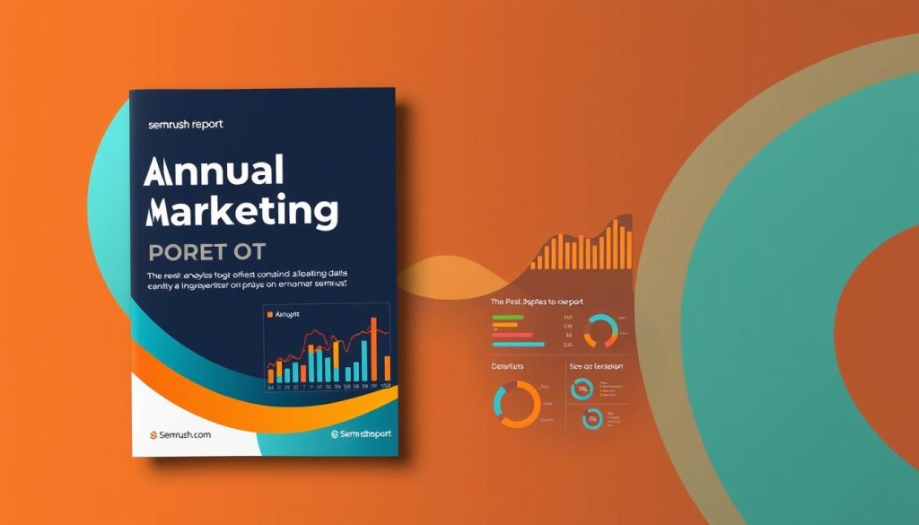 Generate an image of Semrush's annual marketing report cover or a snippet showing their data analysis.