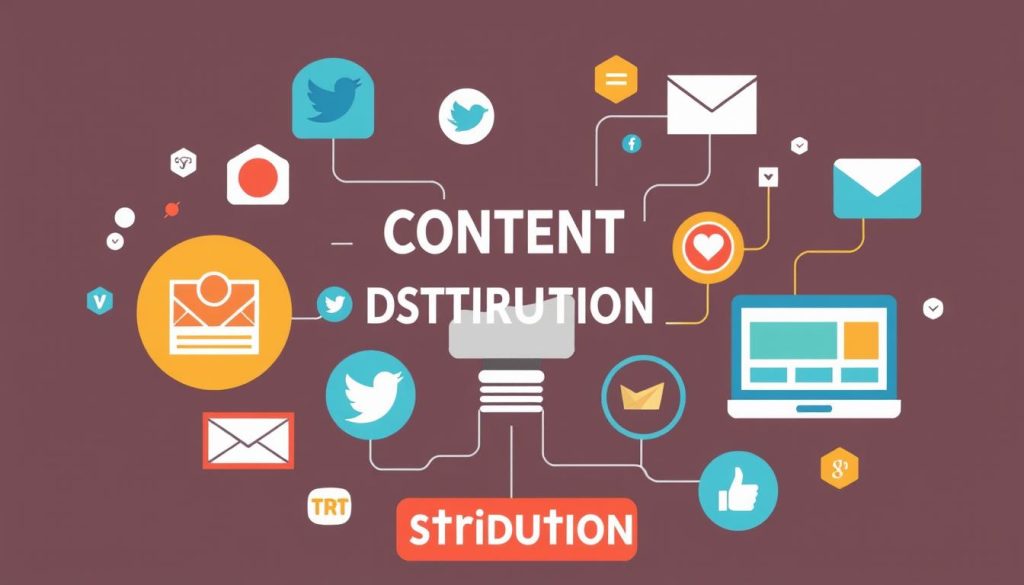 Generate an image representing multiple content distribution channels