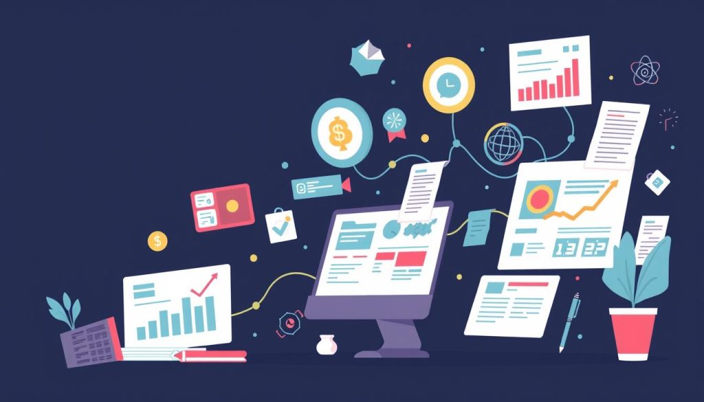 Image of a data-driven content marketing strategy in action