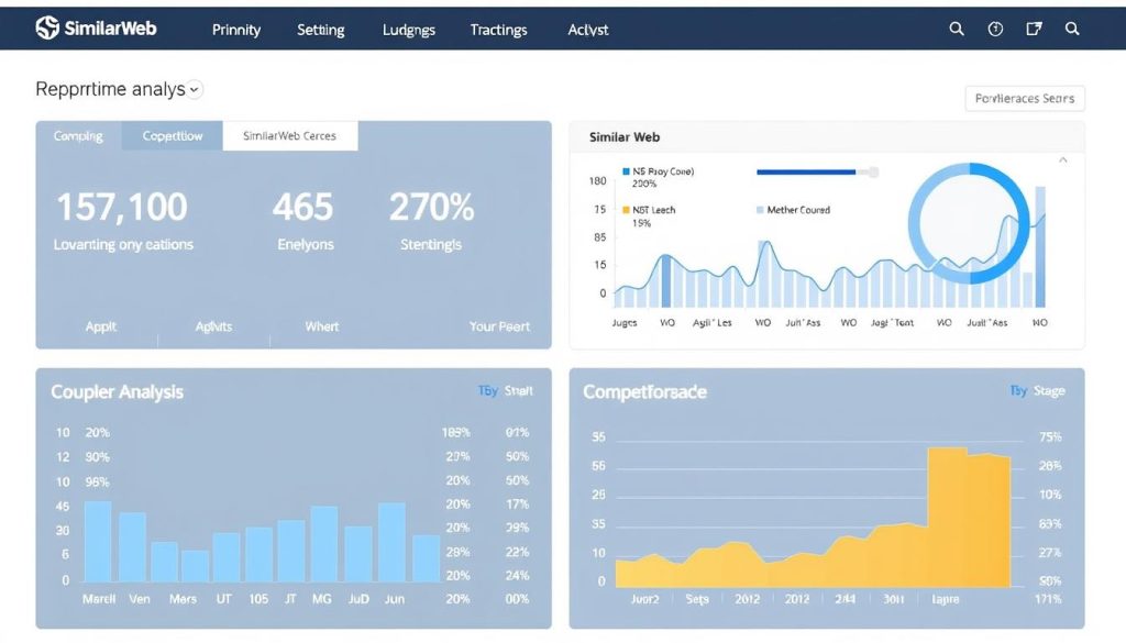 SimilarWeb competitor analysis screenshot