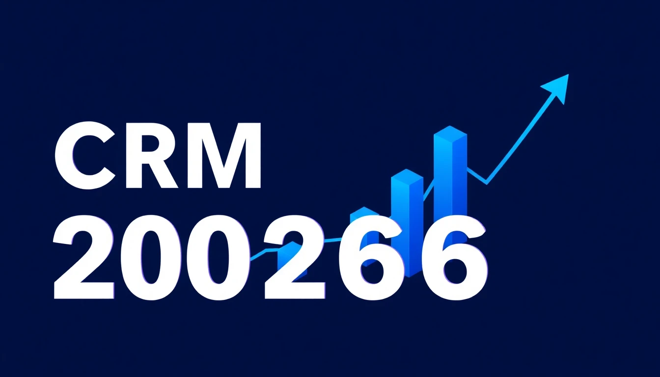 CRM Statistics 2026: Market Size, Adoption, ROI, and Vendor Share Data