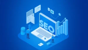 Six-phase SEO marketing campaign timeline from baseline to qualified leads for a service business