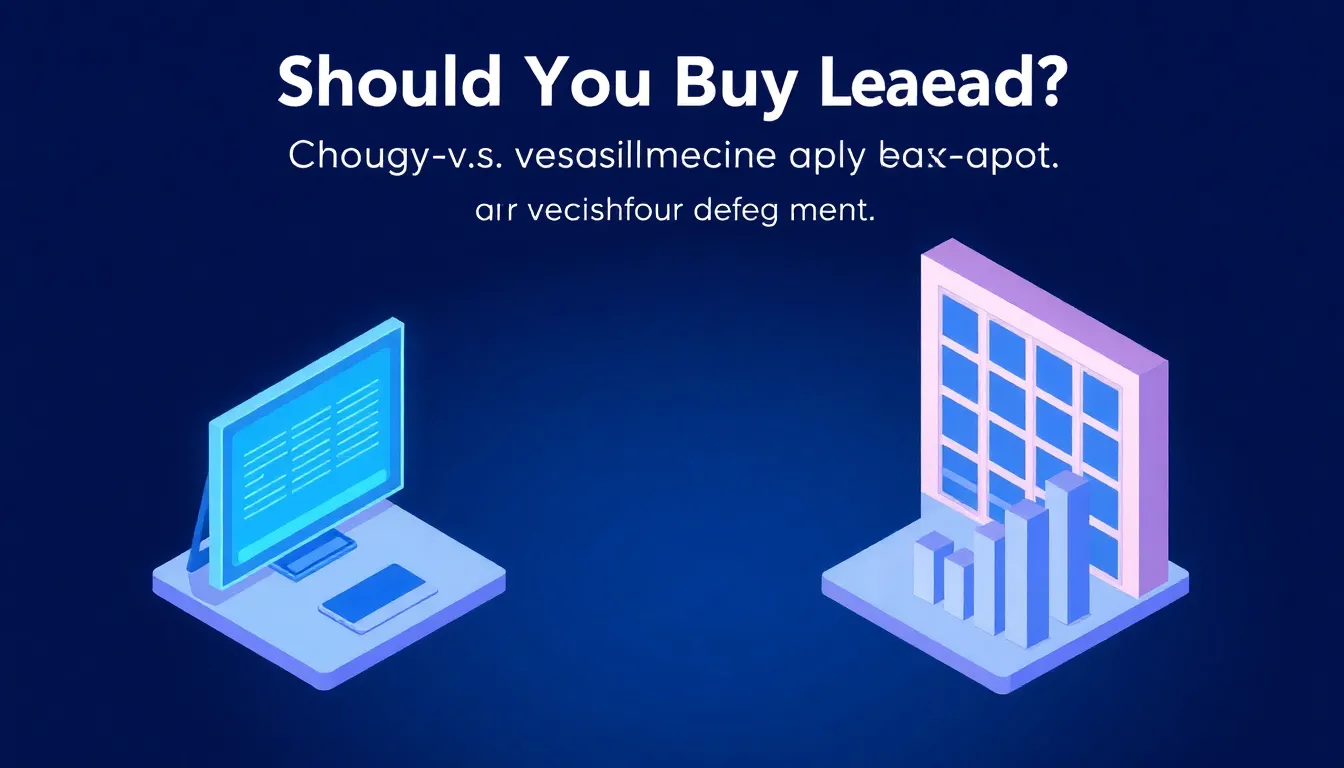 Comparison of shared versus exclusive purchased leads showing cost per acquisition math for a service business deciding 