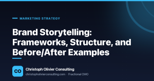 Brand Storytelling: Frameworks, Structure, and Before/After Examples — Christoph Olivier Consulting