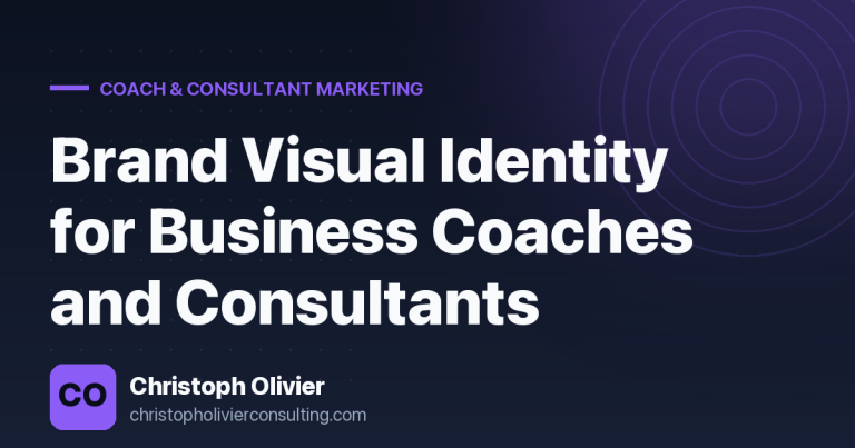 Brand Visual Identity for Business Coaches and Consultants