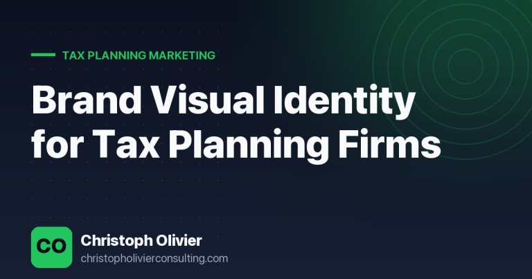 Brand Visual Identity for Tax Planning Firms