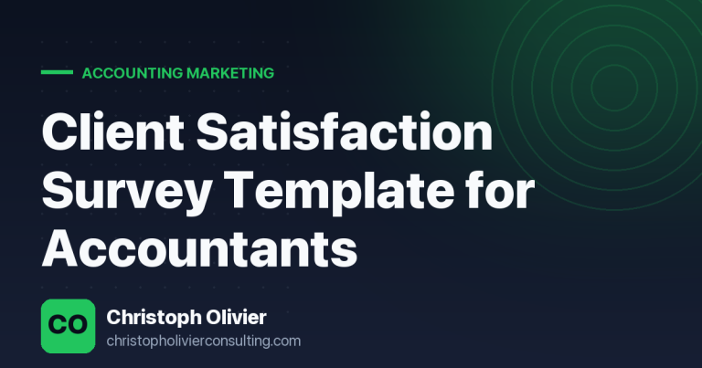Client Satisfaction Survey Template for Accountants