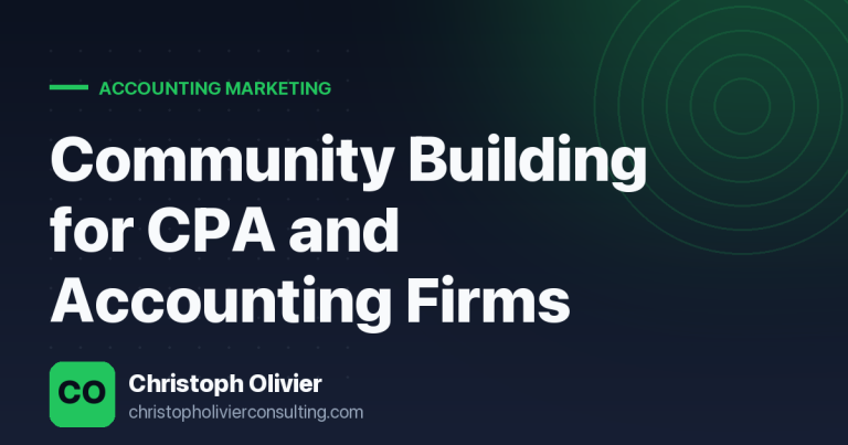 Community Building for CPA and Accounting Firms