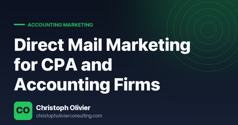Direct Mail Marketing for CPA and Accounting Firms