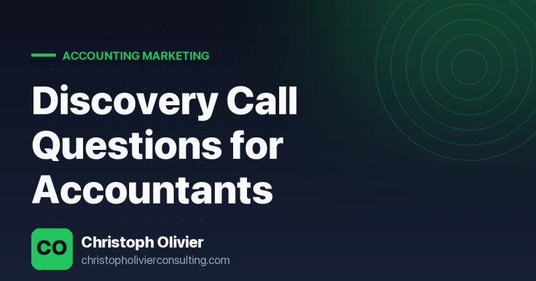 Discovery Call Questions for Accountants