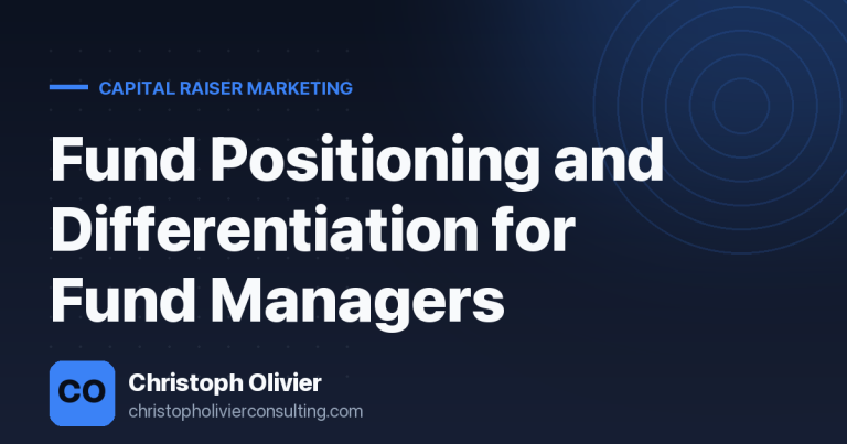 Fund Positioning and Differentiation for Fund Managers