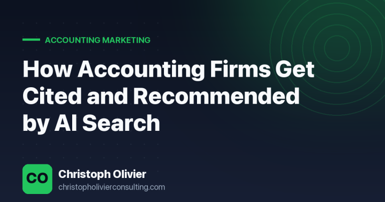 How Accounting Firms Get Cited and Recommended by AI Search