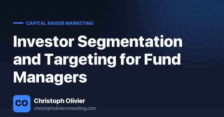 Investor Segmentation and Targeting for Fund Managers