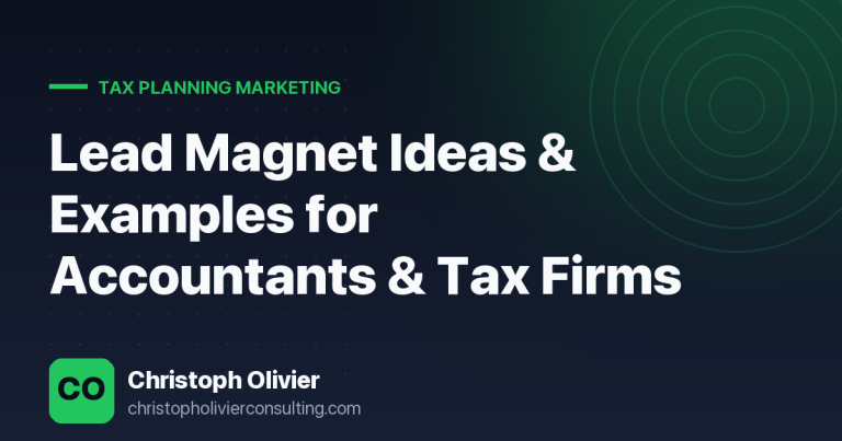 Lead Magnet Ideas & Examples for Accountants & Tax Firms