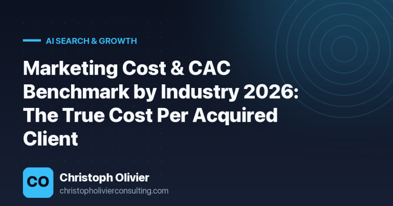 Marketing Cost & CAC Benchmark by Industry 2026: The True Cost Per Acquired Client