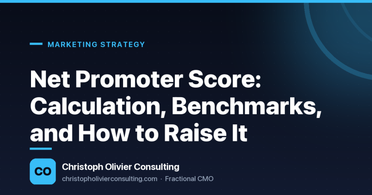 Net Promoter Score: Calculation, Benchmarks, and How to Raise It — Christoph Olivier Consulting