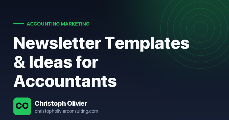 Newsletter Templates & Ideas for Accountants