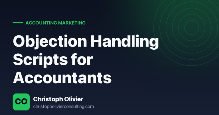 Objection Handling Scripts for Accountants