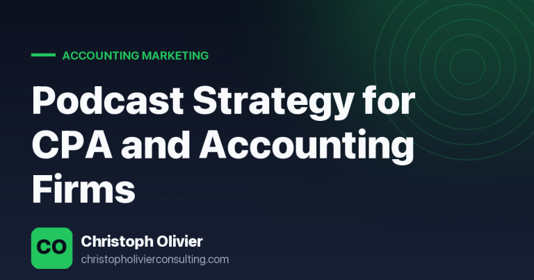 Podcast Strategy for CPA and Accounting Firms