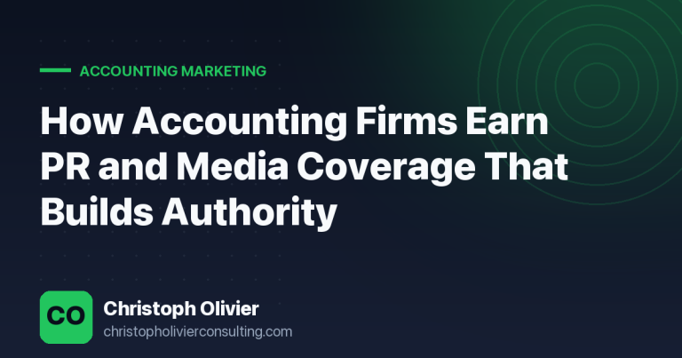 How Accounting Firms Earn PR and Media Coverage That Builds Authority