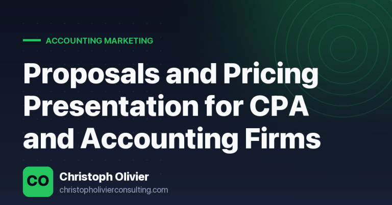 Proposals and Pricing Presentation for CPA and Accounting Firms