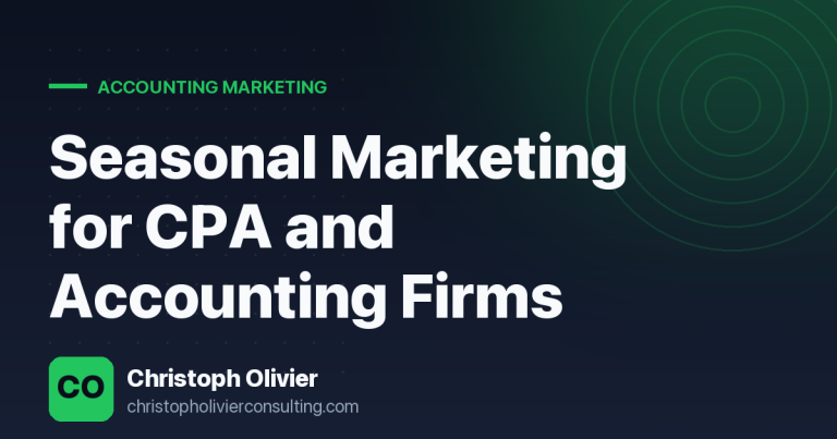 Seasonal Marketing for CPA and Accounting Firms
