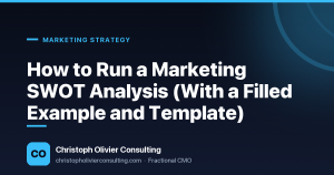 How to Run a Marketing SWOT Analysis (With a Filled Example and Template) — Christoph Olivier Consulting