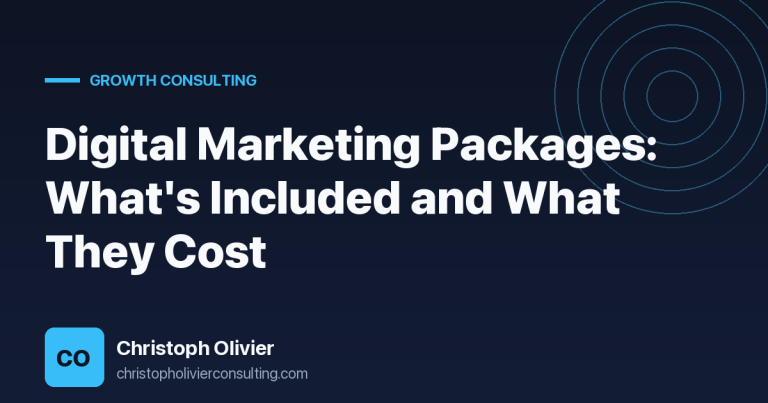 Digital Marketing Packages: What's Included and What They Cost