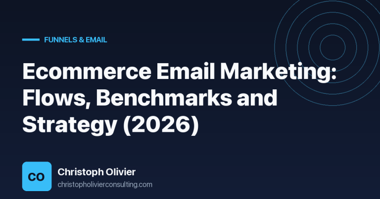 Ecommerce Email Marketing: Flows, Benchmarks and Strategy (2026)
