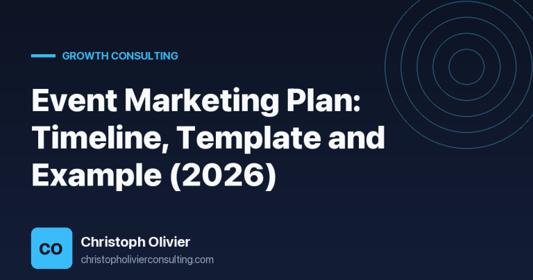 Event Marketing Plan: Timeline, Template and Example (2026)