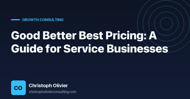 Good Better Best Pricing: A Guide for Service Businesses