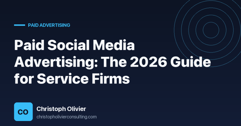 Paid Social Media Advertising: The 2026 Guide for Service Firms