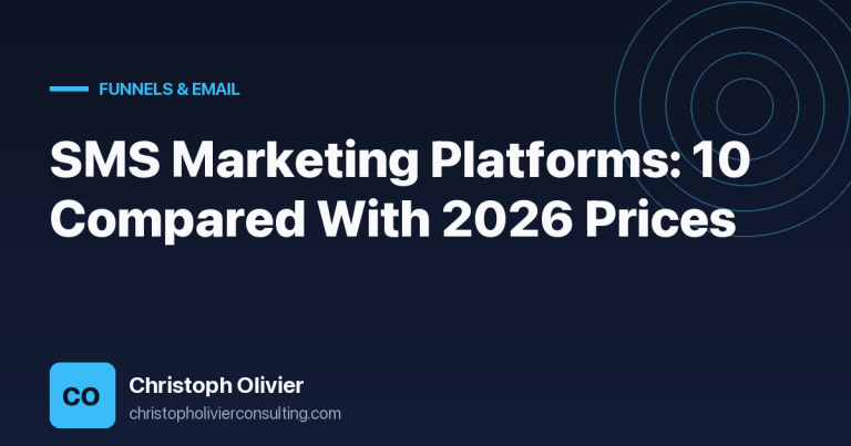 SMS Marketing Platforms: 10 Compared With 2026 Prices
