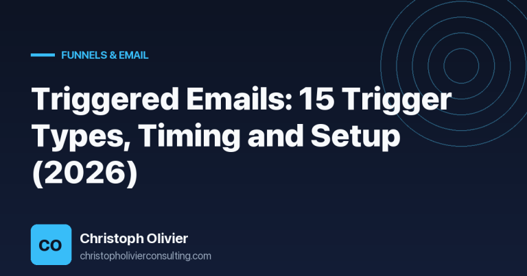 Triggered Emails: 15 Trigger Types, Timing and Setup (2026)